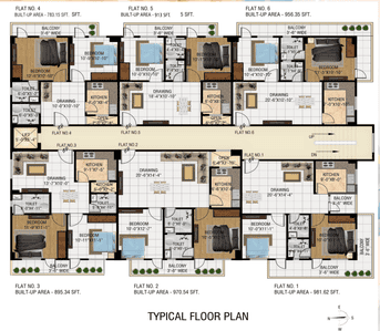 Project Image of 783.15 - 981.62 Sq.ft 2 BHK Apartment for buy in Grisha Shri Hari Om Apartments