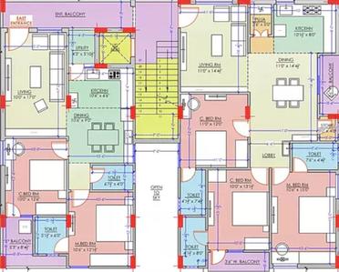 Project Image of 1185.0 - 1459.91 Sq.ft 2 BHK Apartment for buy in Project Aadhvaya
