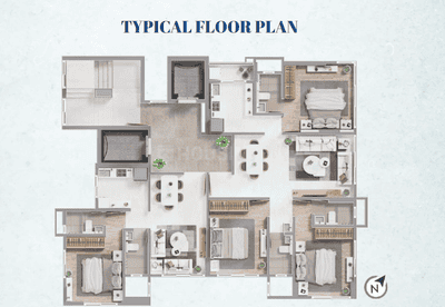Project Image of 1000 Sq.ft 3 BHK Apartment / Flat for sale in Shivaji Park for Rs. 53000000