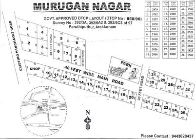 Samraj Murugan Nagar Master Plan 1