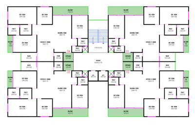 Project Image of 1071.33 - 1708.66 Sq.ft 3 BHK Apartment for buy in V Vrundavan Sky