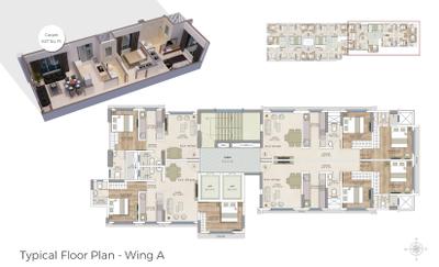 Project Image of 412.0 - 627.0 Sq.ft 1 BHK Apartment for buy in Sardar Inspire Residency