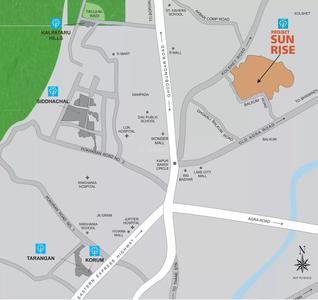 Project Image of 483.0 - 712.0 Sq.ft 1 BHK Apartment for buy in Kalpataru Sunrise A