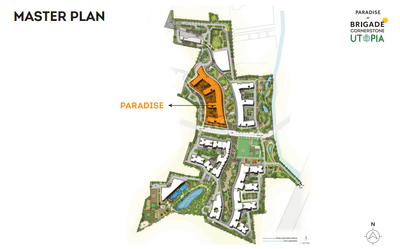 Project Image of 317.75 - 638.19 Sq.ft Studio Studio Apartment for buy in Paradise At Brigade Cornerstone Utopia