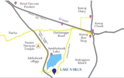 Project Image of 365.97 - 603.96 Sq.ft 1 BHK Apartment for buy in Lake N Hills