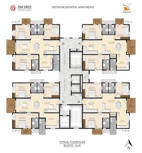 Project Image of 1240.0 - 2140.0 Sq.ft 2 BHK Apartment for buy in Omsree Prithvi