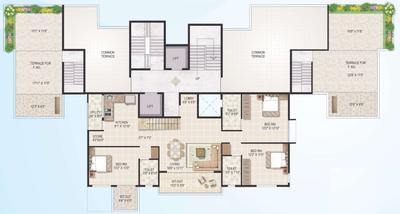 Project Image of 556.0 - 1052.0 Sq.ft 2 BHK Apartment for buy in Lalit Roongta Shree Tirumala Riviera Phase II