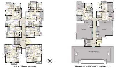 Project Image of 656.0 - 932.0 Sq.ft 2 BHK Apartment for buy in Bhardwaj Sky Phase 1