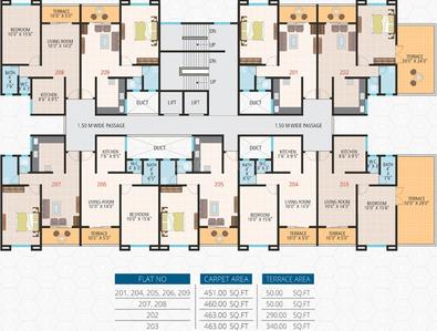 Project Image of 357.0 - 463.0 Sq.ft 1 BHK Apartment for buy in Akash Sunrise City