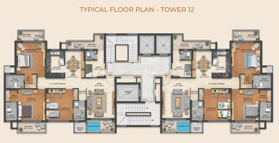 Project Image of 1412.0 - 2595.0 Sq.ft 3 BHK Apartment for buy in Hero Homes Ludhiana Phase 2