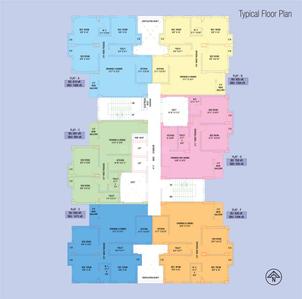 Project Image of 884.0 - 1169.0 Sq.ft 2 BHK Apartment for buy in Asian Habitat 64