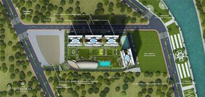 Project Image of 0.0 - 1176.06 Sq.ft 3 BHK Apartment for buy in Kasturi The Balmoral Riverside Tower A Phase IV