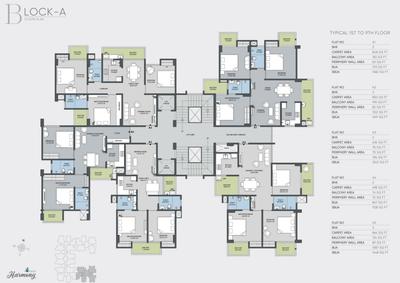 Project Image of 1043.0 - 1743.0 Sq.ft 2 BHK Apartment for buy in Uttarayan Harmony