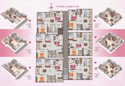 Project Image of 1118.0 - 1438.0 Sq.ft 2 BHK Apartment for buy in Corbital Mallow