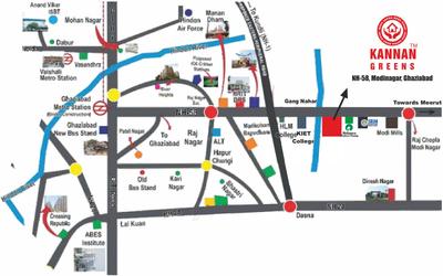 Project Image of 840 Sq.ft 2 BHK Apartment / Flat for sale in Modinagar for Rs. 4600000