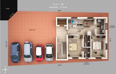 Project Image of 928.0 - 1411.0 Sq.ft 2 BHK Apartment for buy in Mahalakshmi Chandrasekar Avenue