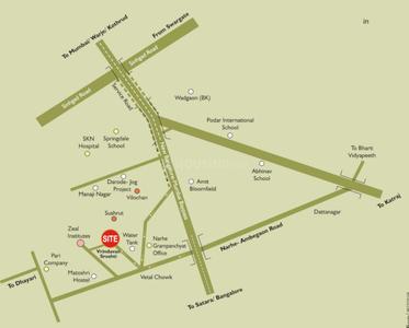 Project Image of 960 Sq.ft 2 BHK Apartment / Flat for sale in Narhe for Rs. 6100000