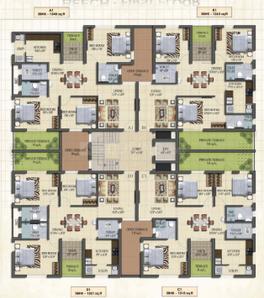 Project Image of 823.0 - 1340.0 Sq.ft 2 BHK Apartment for buy in Pearl Queens Park