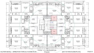 Project Image of 1388.76 - 1614.26 Sq.ft 3 BHK Apartment for buy in Shree Green Leaves Building G And H