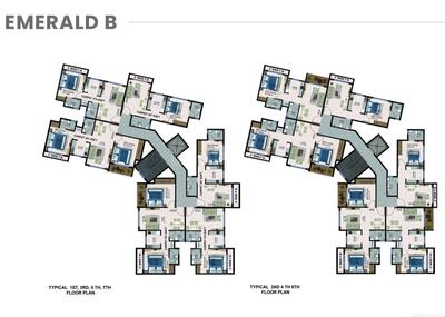 Project Image of 230.0 - 551.0 Sq.ft 1 RK Apartment for buy in The Green Sapphirre