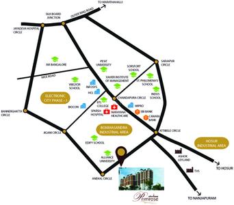 Project Image of 512.0 - 1110.0 Sq.ft 1 BHK Apartment for buy in Shriram Shriline Primrose