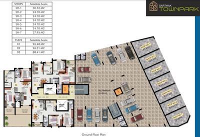 Project Image of 944.32 - 1346.13 Sq.ft 2 BHK Apartment for buy in Sarthak Townpark