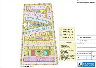 Project Image of 2100.0 - 2175.0 Sq.ft 3 BHK Apartment for buy in Nimbus The Palm Village