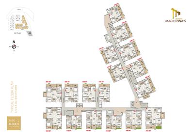 Project Image of 2035.0 - 2530.0 Sq.ft 3 BHK Apartment for buy in Svadha Mackennas