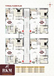 Project Image of 1338.0 - 1345.0 Sq.ft 2 BHK Apartment for buy in Lakshmi GK Grand