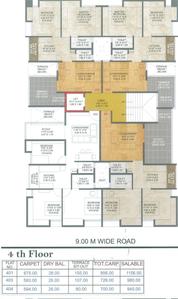 Project Image of 534.0 - 743.0 Sq.ft 2 BHK Apartment for buy in Trisha Rajyogshree