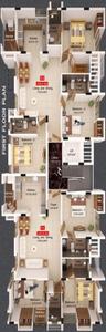 Project Image of 1162.0 - 1400.0 Sq.ft 3 BHK Apartment for buy in BSR Usha