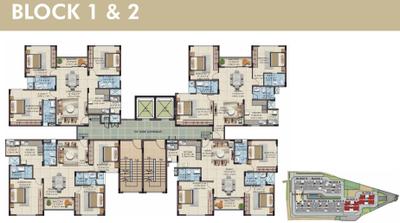 Project Image of 787.0 - 1903.0 Sq.ft 2 BHK Apartment for buy in Mahaveer Celesse