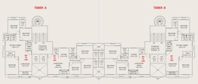 Project Image of 843.68 - 861.01 Sq.ft 3 BHK Apartment for buy in Ved Courtyard Regalia Phase III