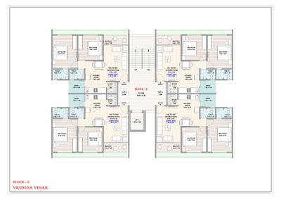 Project Image of 570.92 - 624.63 Sq.ft 2 BHK Apartment for buy in Sarvoday Vrunda Vihar