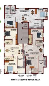 Project Image of 912.0 - 1031.0 Sq.ft 2 BHK Apartment for buy in Meenakshi Crezenta