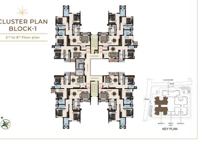 Project Image of 1305.0 - 1345.0 Sq.ft 2 BHK Apartment for buy in Shriram Mystique