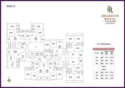 Project Image of 750.14 - 2215.23 Sq.ft 2 BHK Apartment for buy in Redision Royal