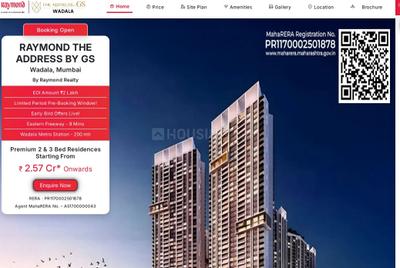 Project Image of 696.75 - 1315.79 Sq.ft 2 BHK Apartment for buy in Raymond The Address By GS Tower 3