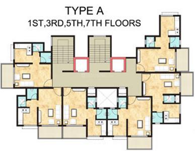 Project Image of 175.0 - 321.0 Sq.ft 1 RK Apartment for buy in Moraj Maa Smriti A To C And E To H