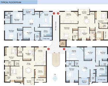 Project Image of 1660.0 - 1780.0 Sq.ft 3 BHK Apartment for buy in Sri Banjara Classic