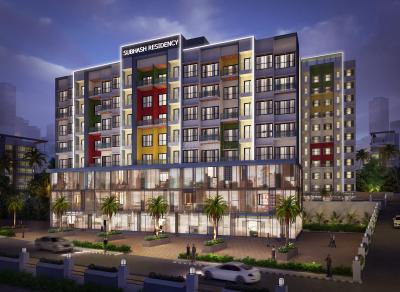 Project Image of 316.0 - 380.0 Sq.ft 1 BHK Apartment for buy in Aarav Subhash Residency Wing C And D