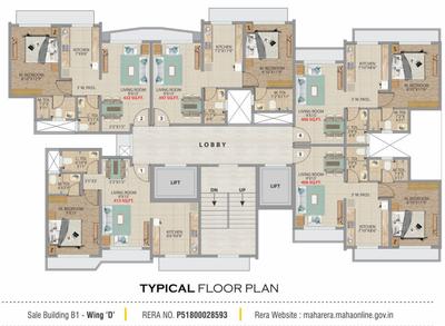 Project Image of 244.0 - 619.0 Sq.ft 1 RK Apartment for buy in Bindra One