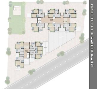 Project Image of 543.25 - 552.94 Sq.ft 2 BHK Apartment for buy in Parshwa Shree Skyz