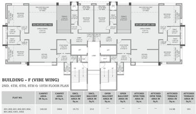 Project Image of 1567.0 - 1800.0 Sq.ft 4 BHK Apartment for buy in Sagar Waters Edge Phase V