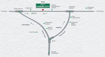 Project Image of 1456 Sq.ft 3 BHK Apartment / Flat for sale in Warje for Rs. 19000000