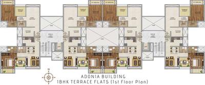 Project Image of 602.0 - 1530.0 Sq.ft 1 BHK Apartment for buy in Landmark Casa Unico Phase 1