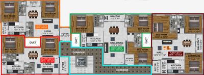 Project Image of 954.0 - 1406.0 Sq.ft 2 BHK Apartment for buy in Hari Subiksham