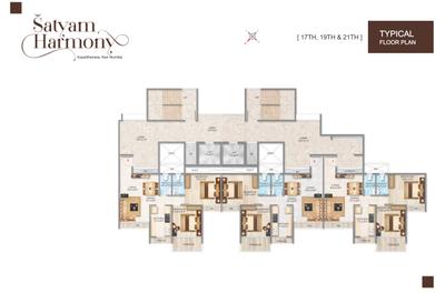 Project Image of 413.0 - 496.0 Sq.ft 2 BHK Apartment for buy in Satyam Harmony