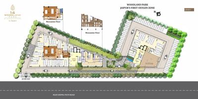 Project Image of 1661.0 - 2988.0 Sq.ft 3 BHK Apartment for buy in Manglam 14 Woodland Park