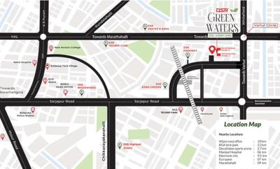 Project Image of 643.0 - 988.0 Sq.ft 2 BHK Apartment for buy in DSR Green Waters